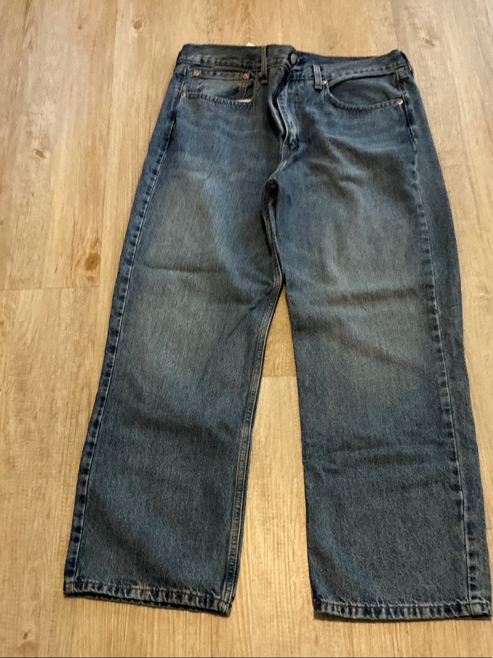 Levi's Relaxed Fit Jeans in Dark Blue Denim